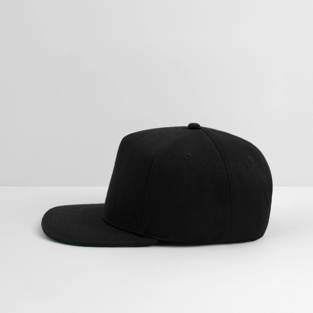 Snapback Cap | Untere Ochsenalpe - Schwarz/Schwarz