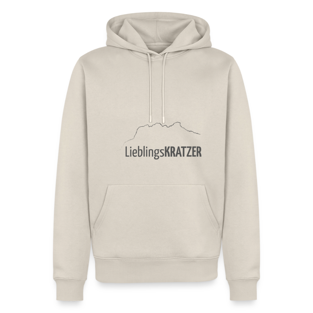 Männer Premium Hoodie | LieblingsKRATZER - Beige