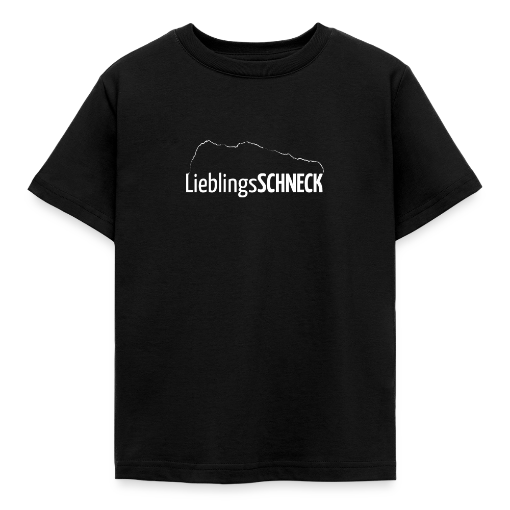 Kinder T-Shirt | LieblingsSCHNECK - Schwarz