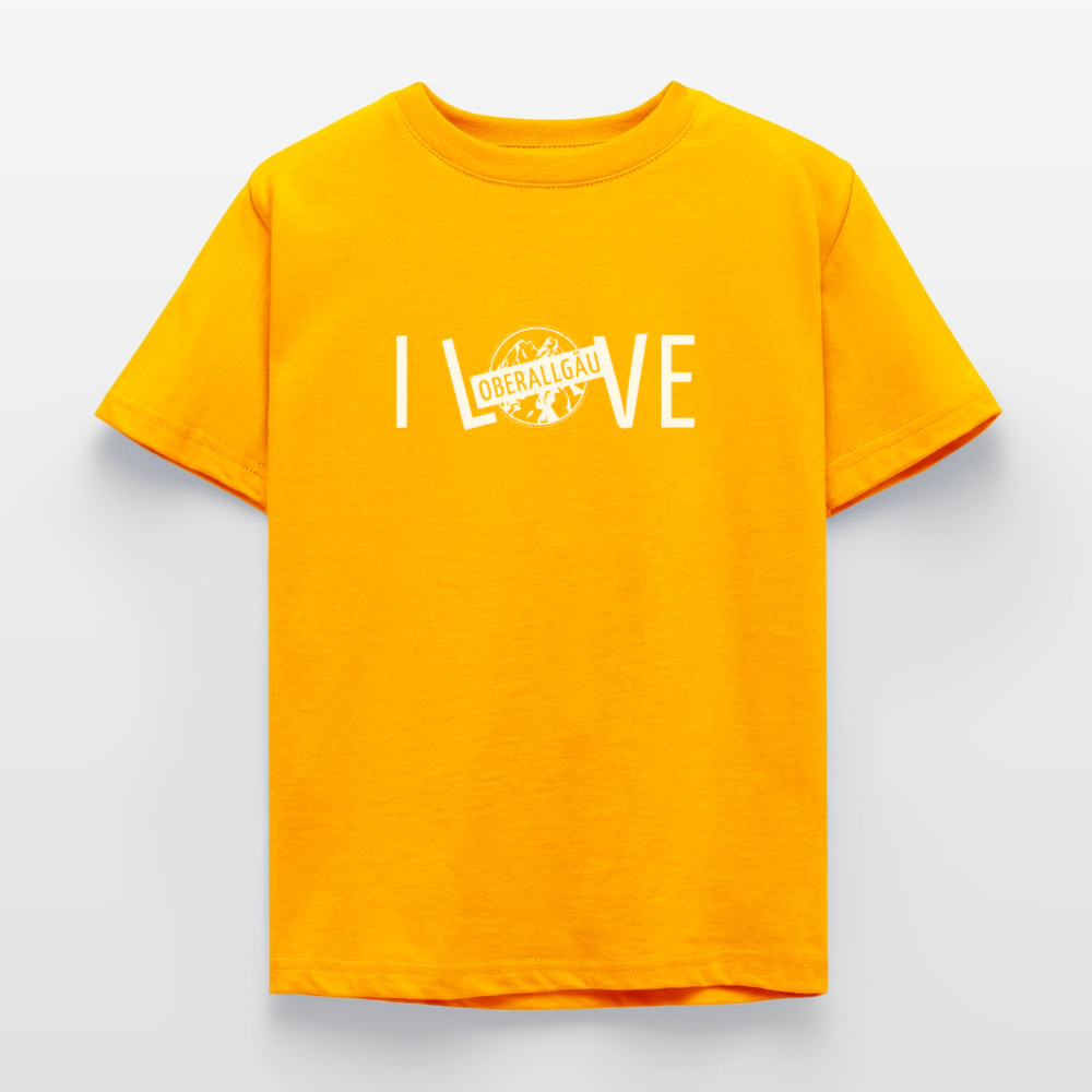 Kinder T-Shirt | I LOVE - Gold