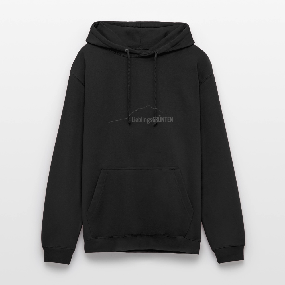 Unisex Hoodie | LieblingsGRÜNTEN - Schwarz