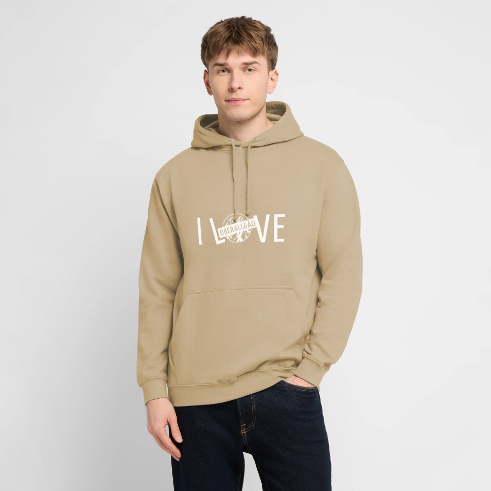 Unisex Hoodie | I LOVE - Beige