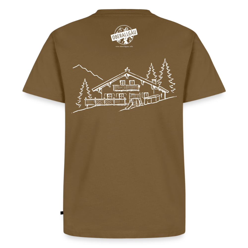 Männer Premium T-Shirt | Untere Ochsenalpe - Nussbraun