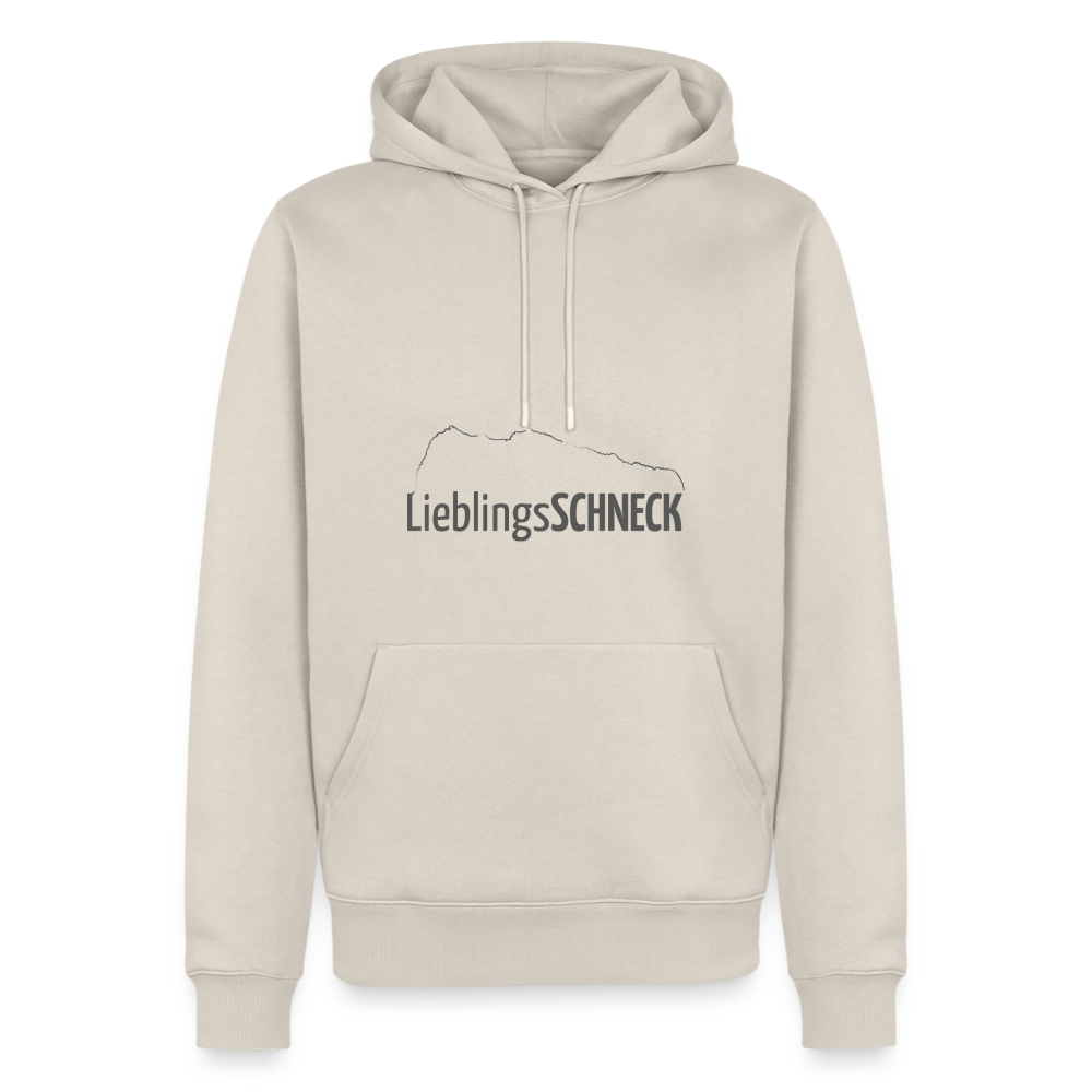 Männer Premium Hoodie | LieblingsSCHNECK - Beige
