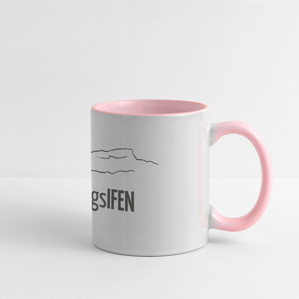 Panoramatasse | LieblingsIFEN - Weiß/Pink