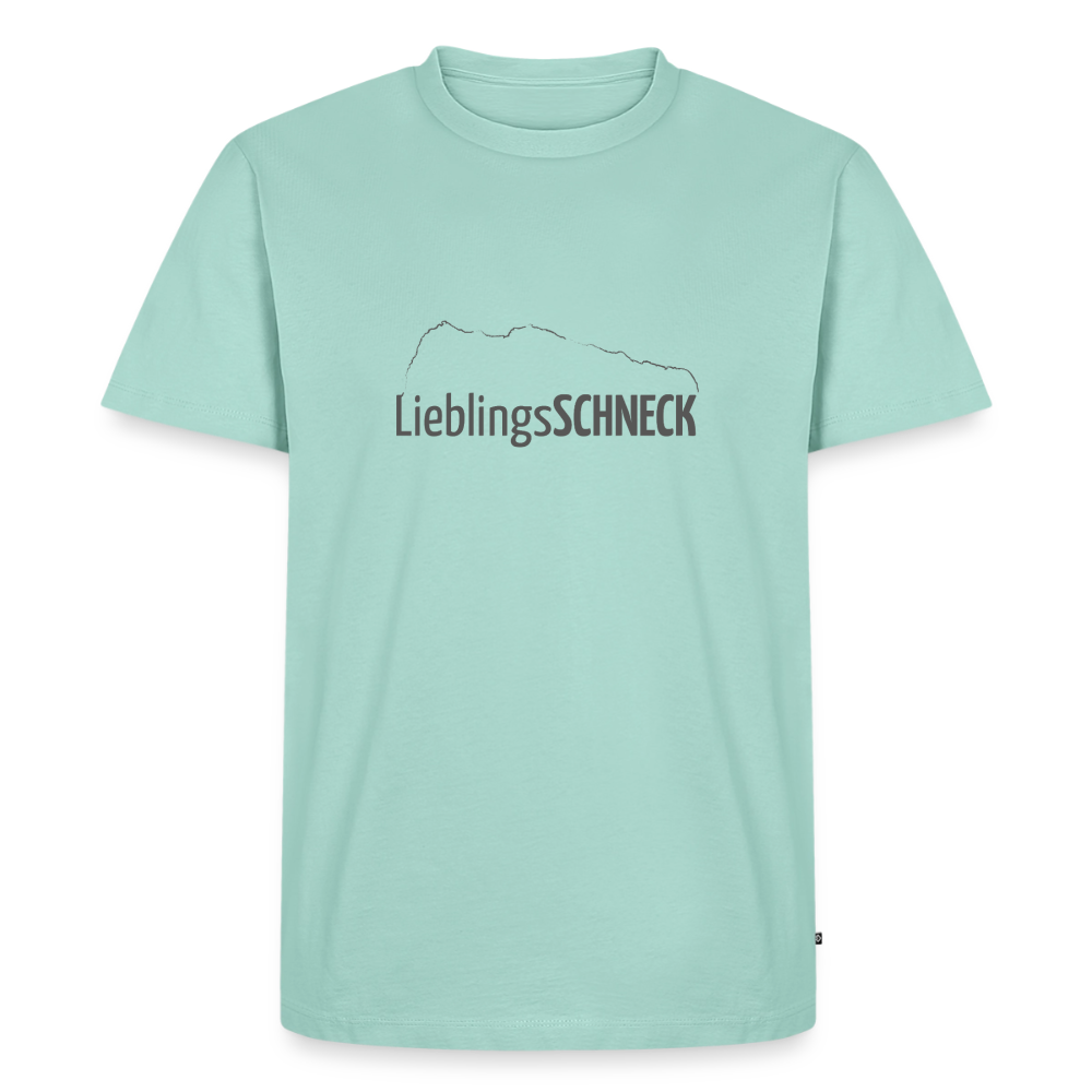 Männer Premium T-Shirt | LieblingsSCHNECK - Mint 