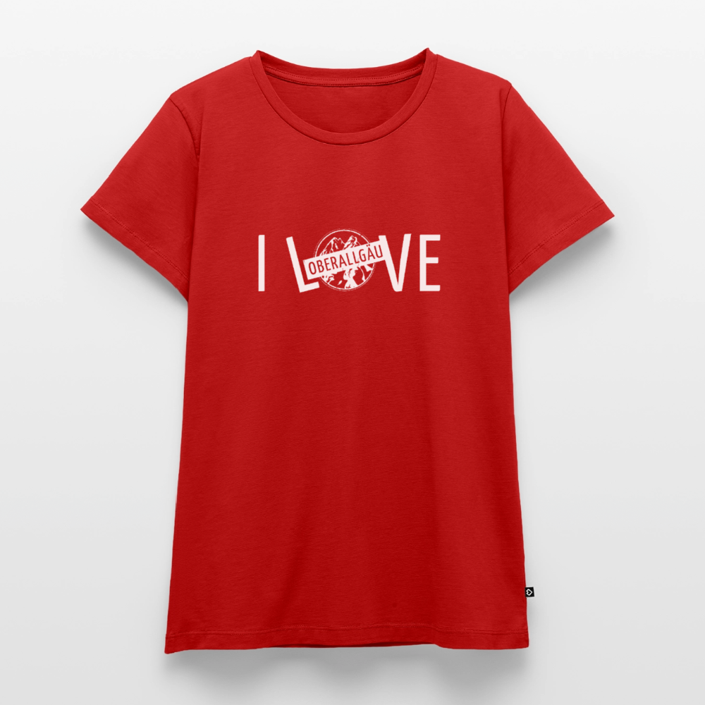 Frauen Premium T-Shirt | I LOVE - Rot