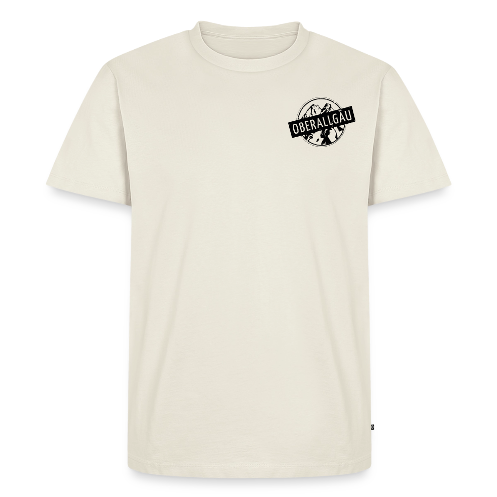 Männer Premium T-Shirt | OBERALLGÄU - Naturweiß