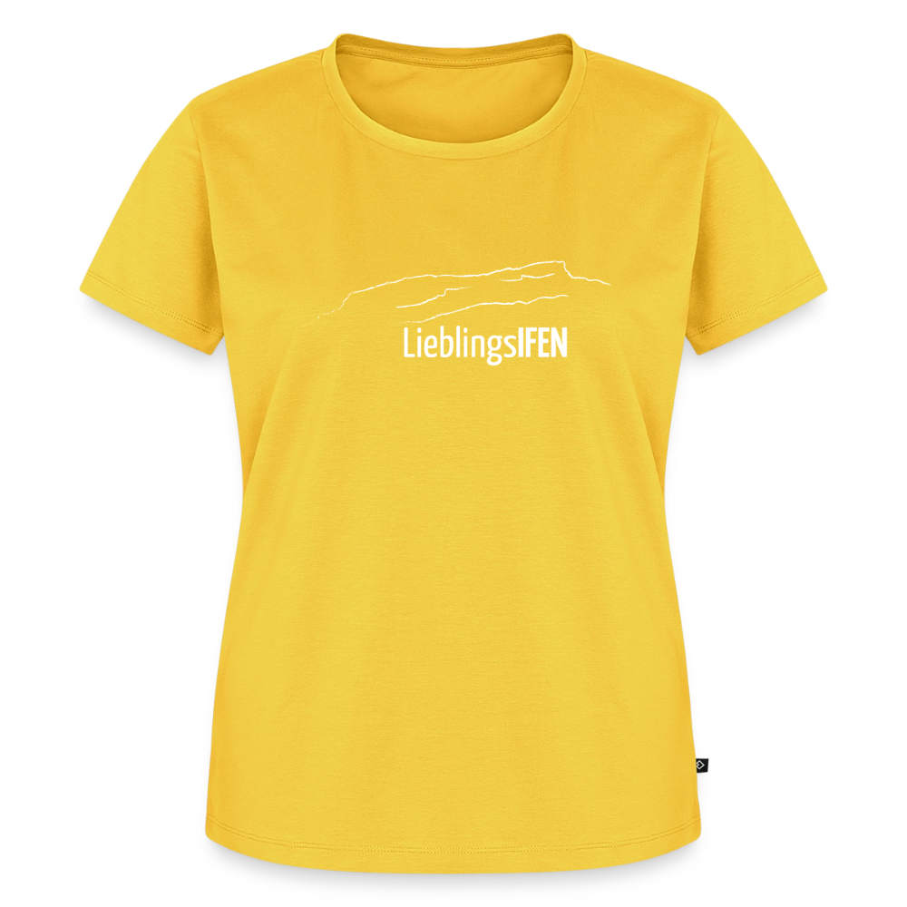 Frauen Premium T-Shirt | LieblingsIFEN - Sonnengelb