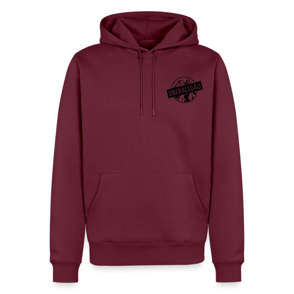 Männer Premium Hoodie | OBERALLGÄU - Burgunderrot