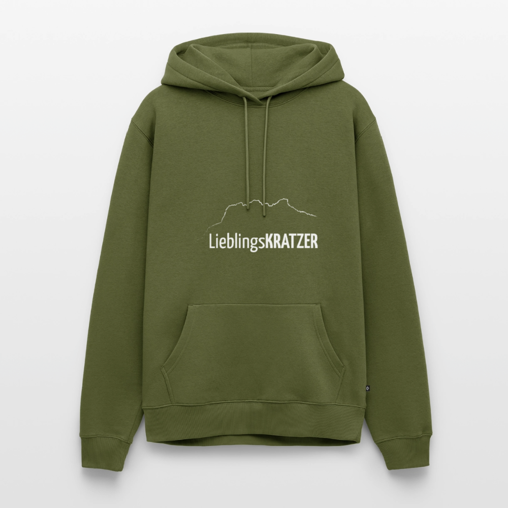 Männer Premium Hoodie | LieblingsKRATZER - Khaki