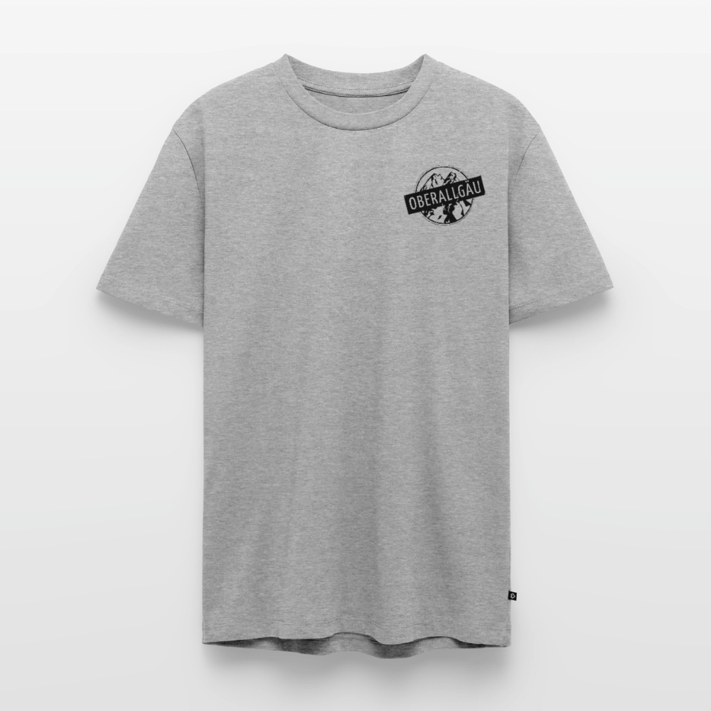 Männer Premium T-Shirt | OBERALLGÄU - Grau meliert