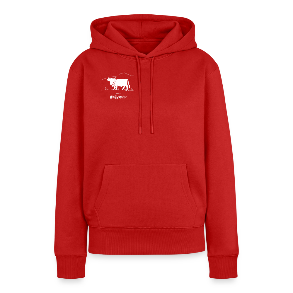 Frauen Premium Hoodie | Untere Ochsenalpe - Rot