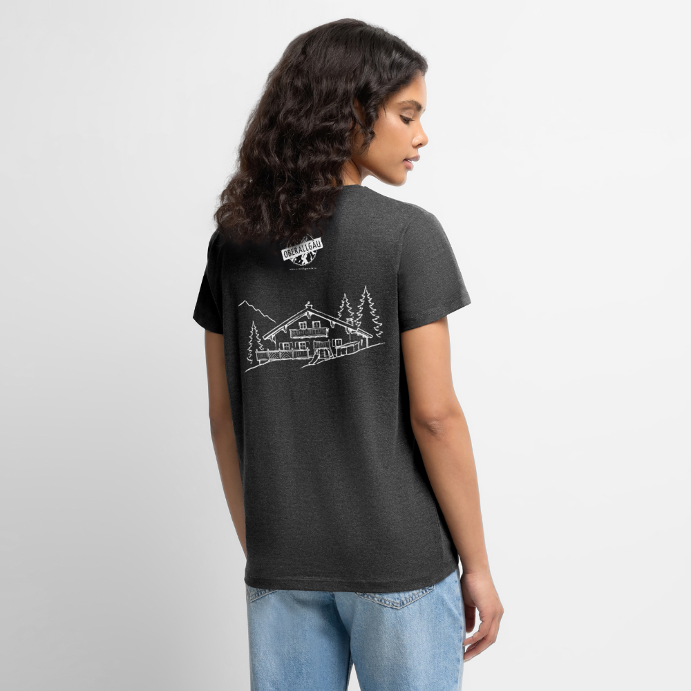 Frauen Premium T-Shirt | Untere Ochsenalpe - Anthrazit meliert
