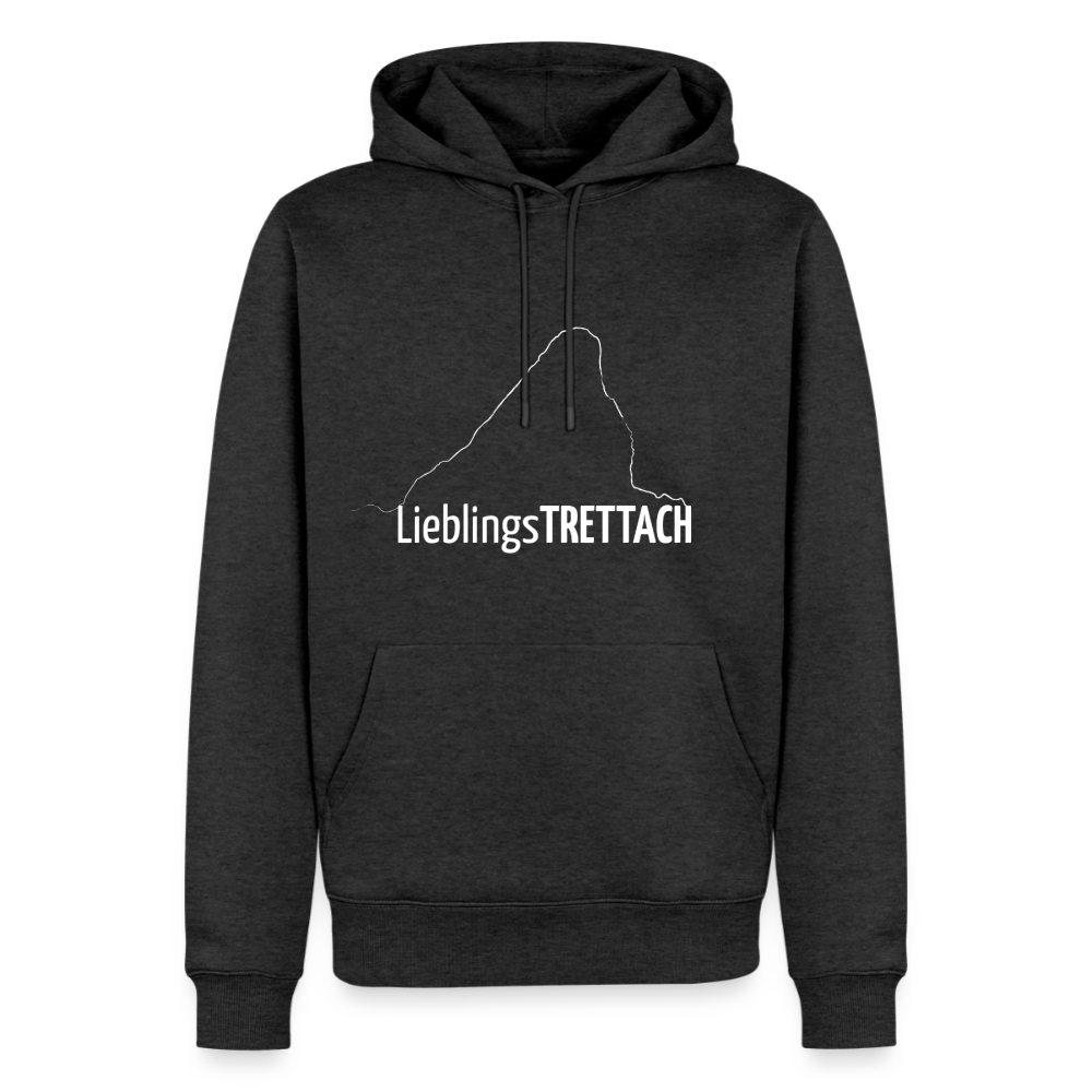 Männer Premium Hoodie | LieblingsTRETTACH - Anthrazit meliert