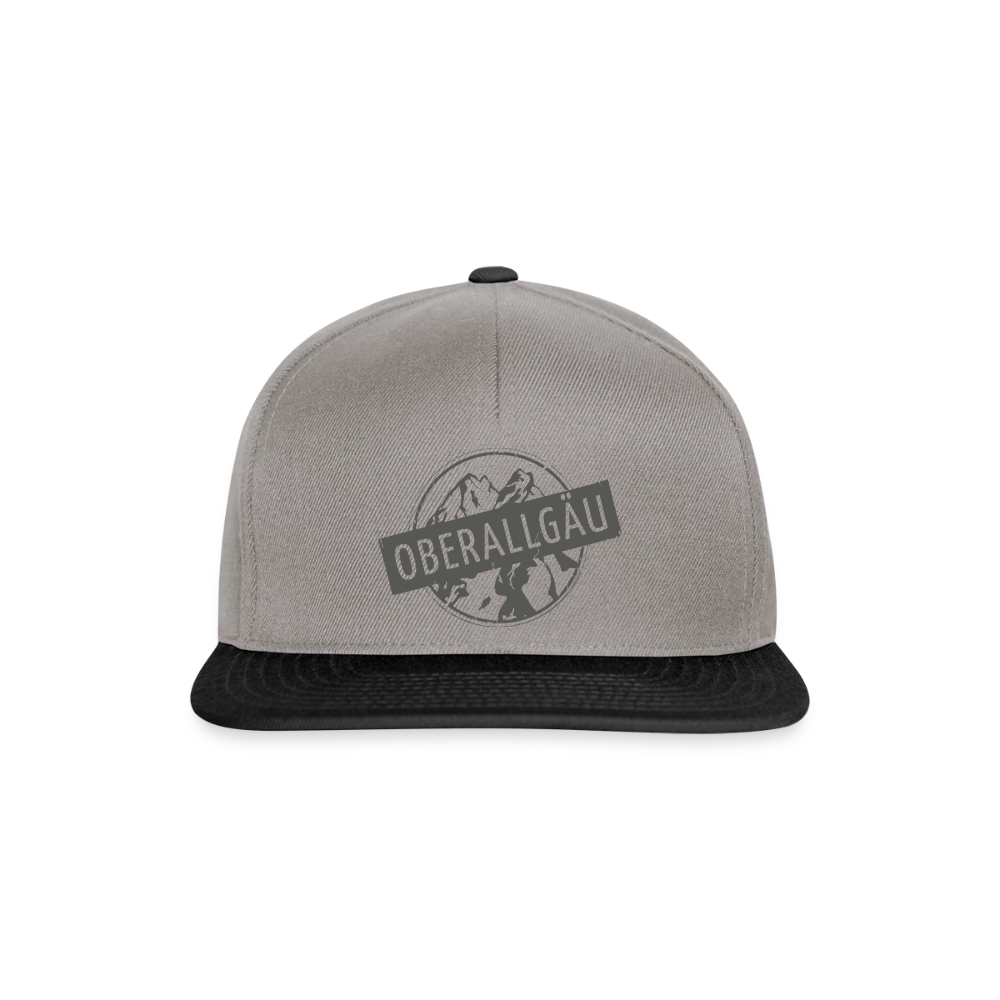 Snapback Cap | OBERALLGÄU - Graphit/Schwarz