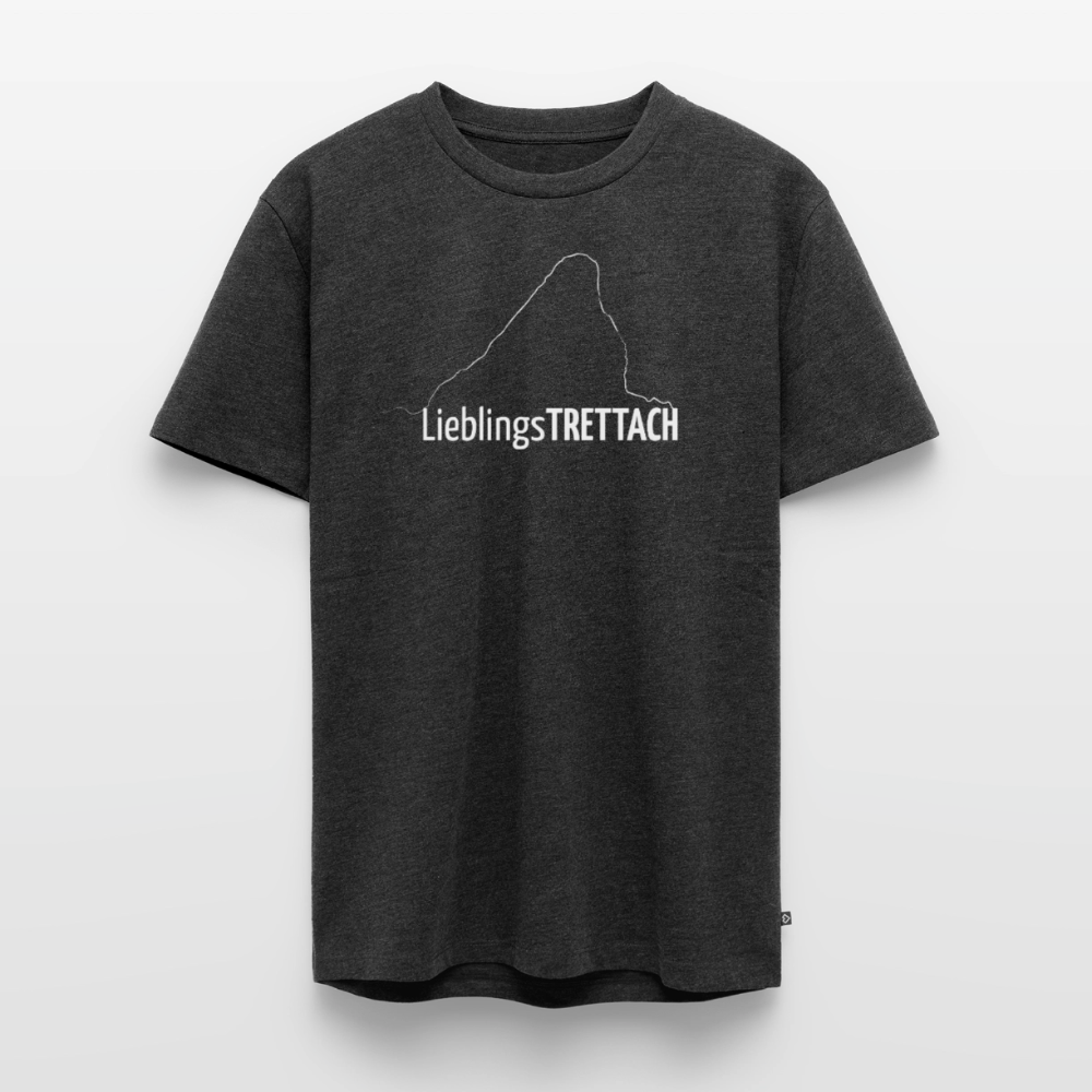 Männer Premium T-Shirt | LieblingsTRETTACH - Anthrazit meliert