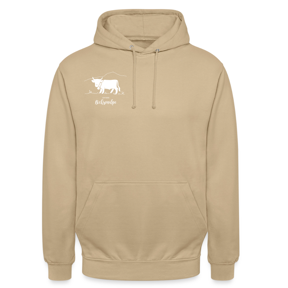Unisex Hoodie | Untere Ochsenalpe - Beige