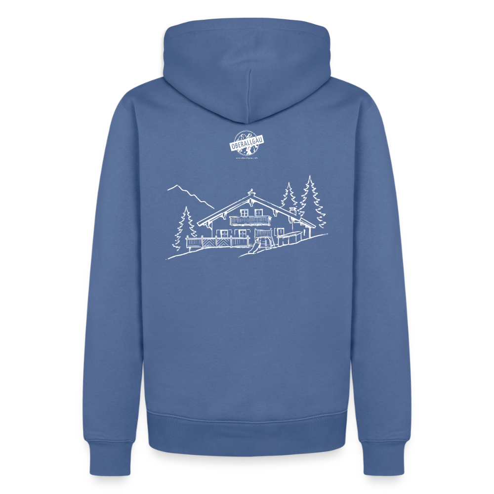Männer Premium Hoodie | Untere Ochsenalpe - Taubenblau