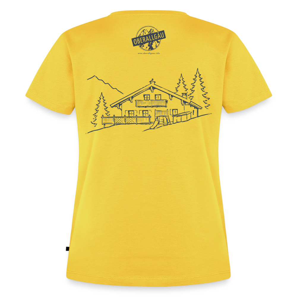 Frauen Premium T-Shirt | Untere Ochsenalpe - Sonnengelb