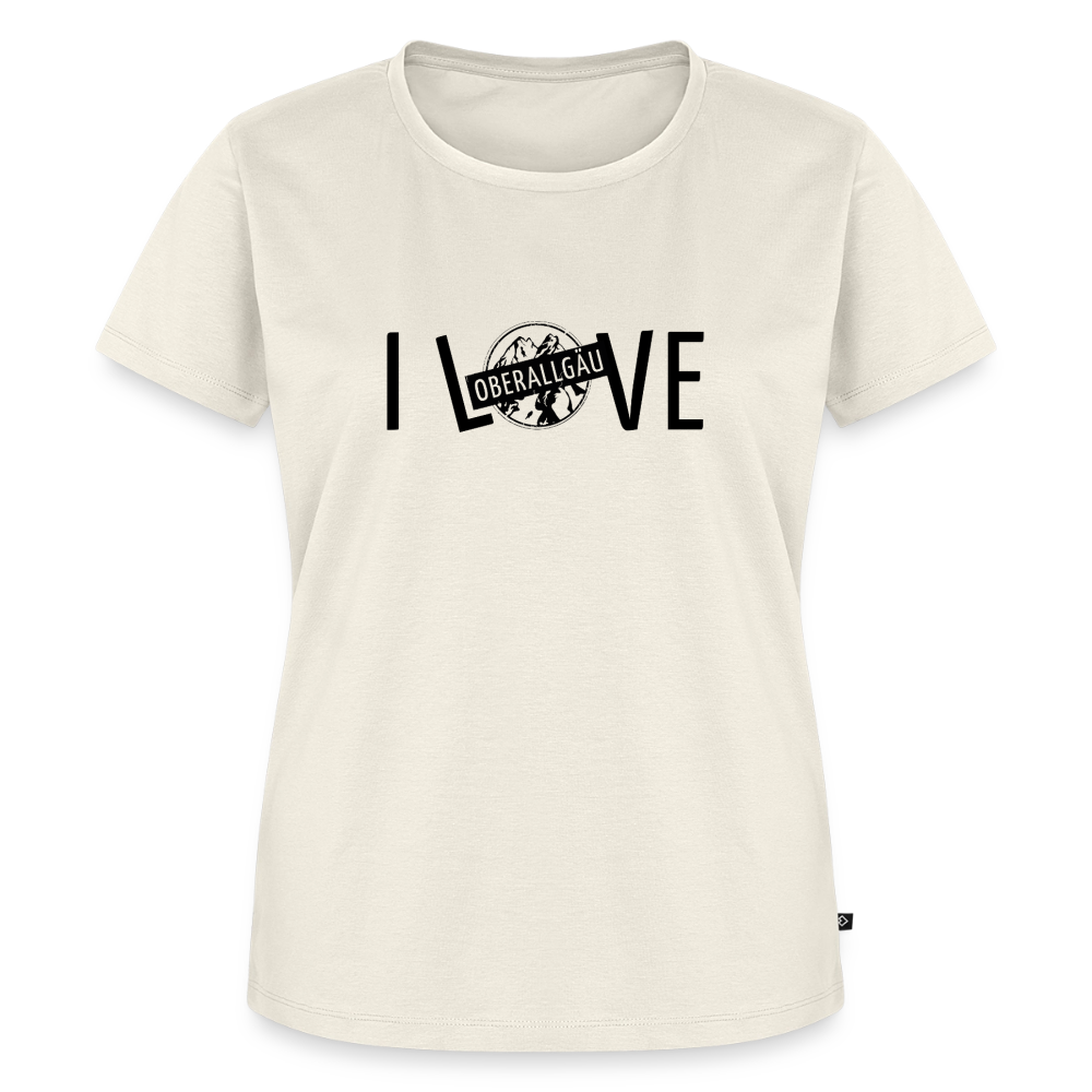 Frauen Premium T-Shirt | I LOVE - Naturweiß