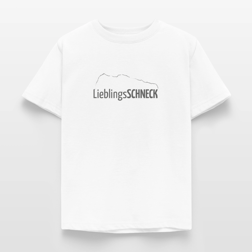 Kinder T-Shirt | LieblingsSCHNECK - Weiß