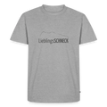 Männer Premium T-Shirt | LieblingsSCHNECK - Grau meliert