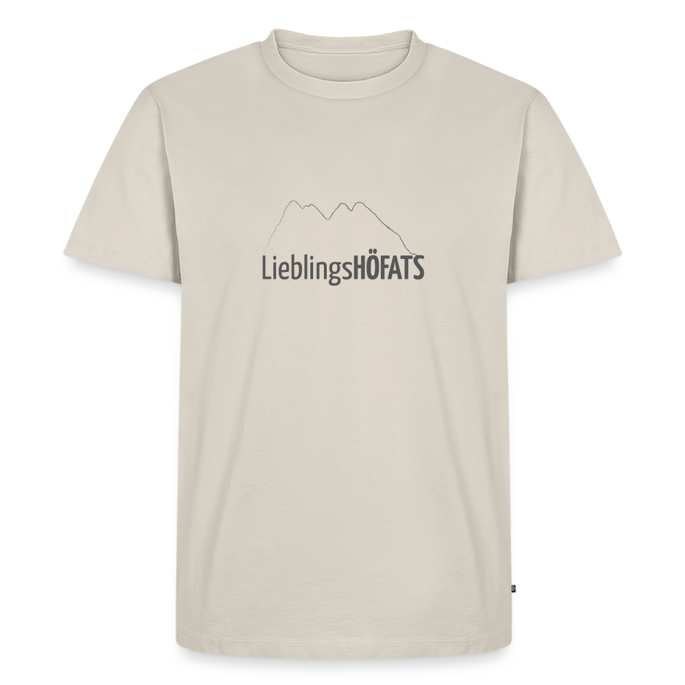 Männer Premium T-Shirt | LieblingsHÖFATS - Beige