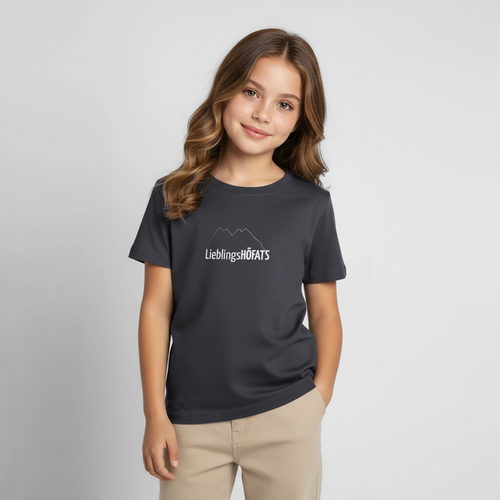 Kinder T-Shirt | LieblingsHÖFATS - Dunkelgrau