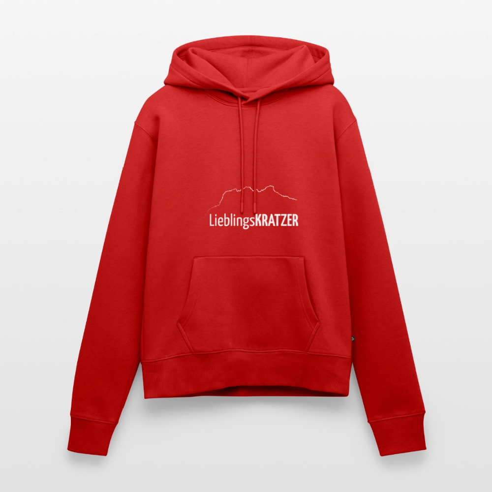 Frauen Premium Hoodien | LieblingsKRATZER - Rot