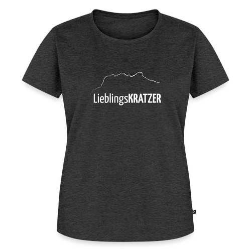 Frauen Premium T-Shirt | LieblingsKRATZER - Anthrazit meliert