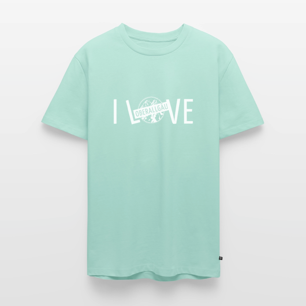 Männer Premium T-Shirt | I LOVE - Mint 