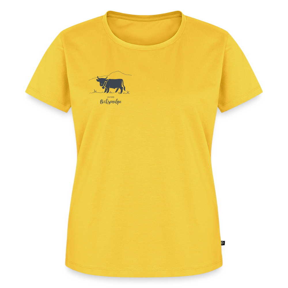 Frauen Premium T-Shirt | Untere Ochsenalpe - Sonnengelb