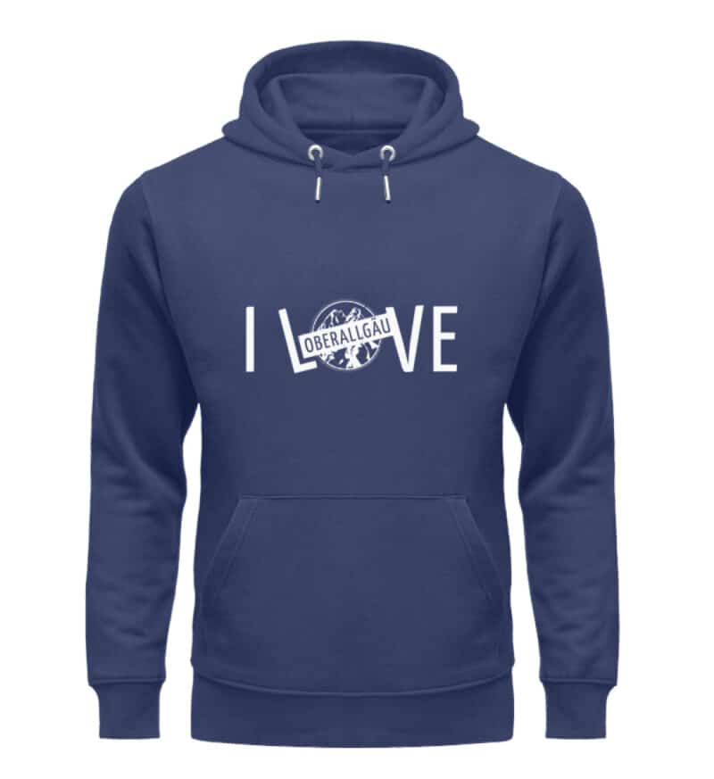 Hoodie I LØVE weiß - Unisex Organic Hoodie-6057