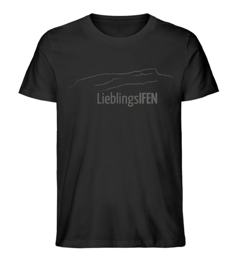 mit dunkelgrauem LieblingsIFEN - Herren Premium Organic Shirt-16