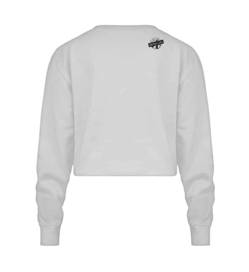 Crop Sweatshirt mit schwarzem I LØVE - Crop Sweatshirt-6961