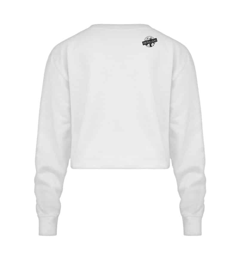 Crop Sweatshirt mit schwarzem I LØVE - Crop Sweatshirt-6867