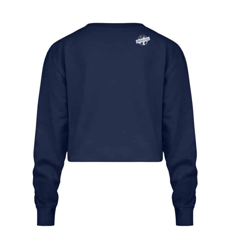 Crop Sweatshirt mit weißem LieblingsGRÜNTEN - Crop Sweatshirt-1676