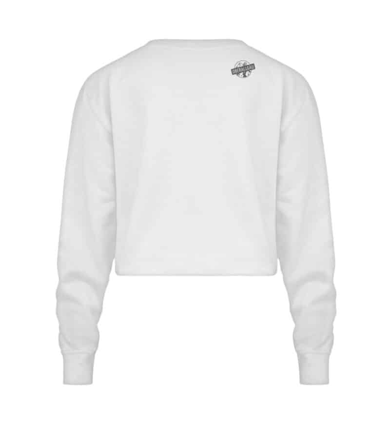 Crop Sweatshirt mit dunkelgrauem I LOVE Ø - Crop Sweatshirt-6867
