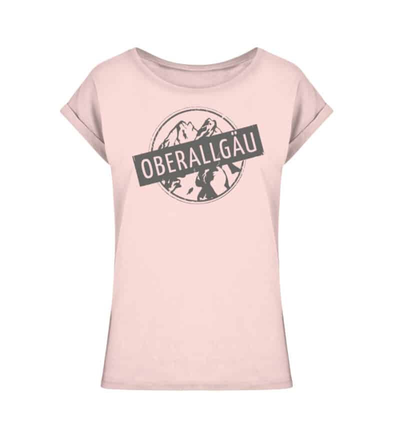 Ladies Extended Shoulder Tee mit dunkelgrauem Logo - Ladies Extended Shoulder Tee-5759