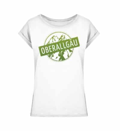 Ladies Extended Shoulder Tee mit grünem Logo - Ladies Extended Shoulder Tee-3
