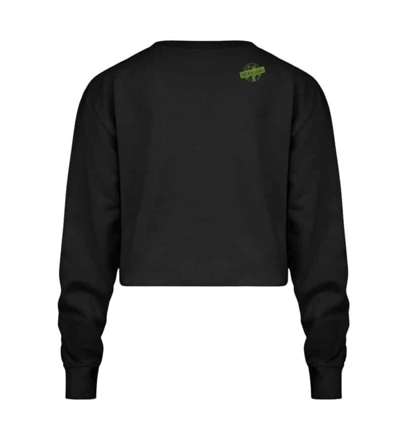 Crop Sweatshirt mit grünem LieblingsIFEN - Crop Sweatshirt-1624