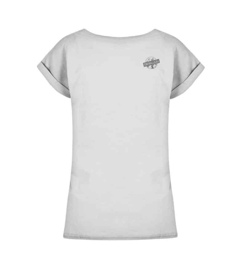 Ladies Extended Shoulder Tee mit dunkelgrauem Logo - Ladies Extended Shoulder Tee-6961