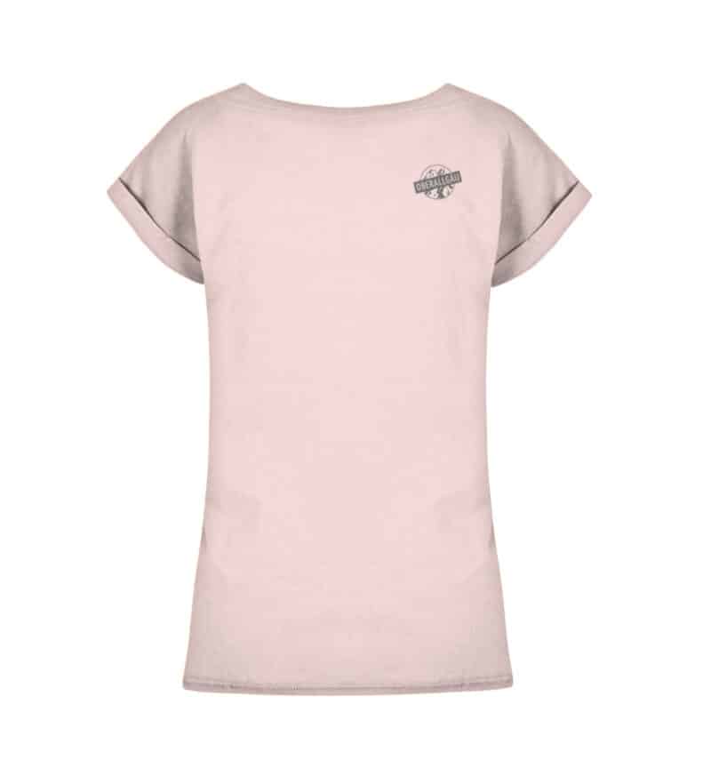 Ladies Extended Shoulder Tee mit dunkelgrauem Logo - Ladies Extended Shoulder Tee-5759