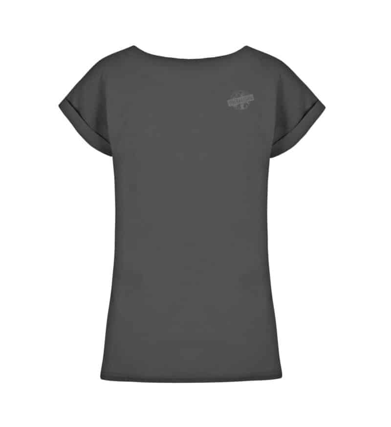 Ladies Extended Shoulder Tee mit dunkelgrauem Logo - Ladies Extended Shoulder Tee-16