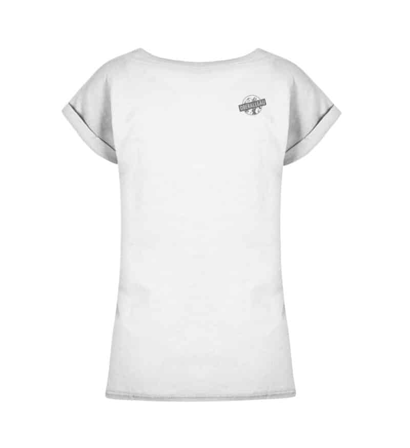 Ladies Extended Shoulder Tee mit dunkelgrauem Logo - Ladies Extended Shoulder Tee-3