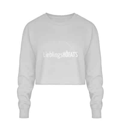 Crop Sweatshirt mit weißem LieblingsHÖFATS - Crop Sweatshirt-6961