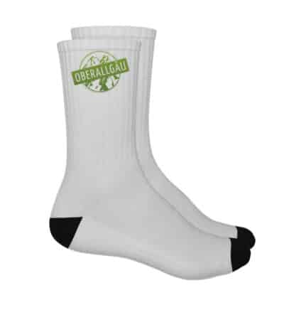 Socken mit grünem Logo - Logo Socken-7008